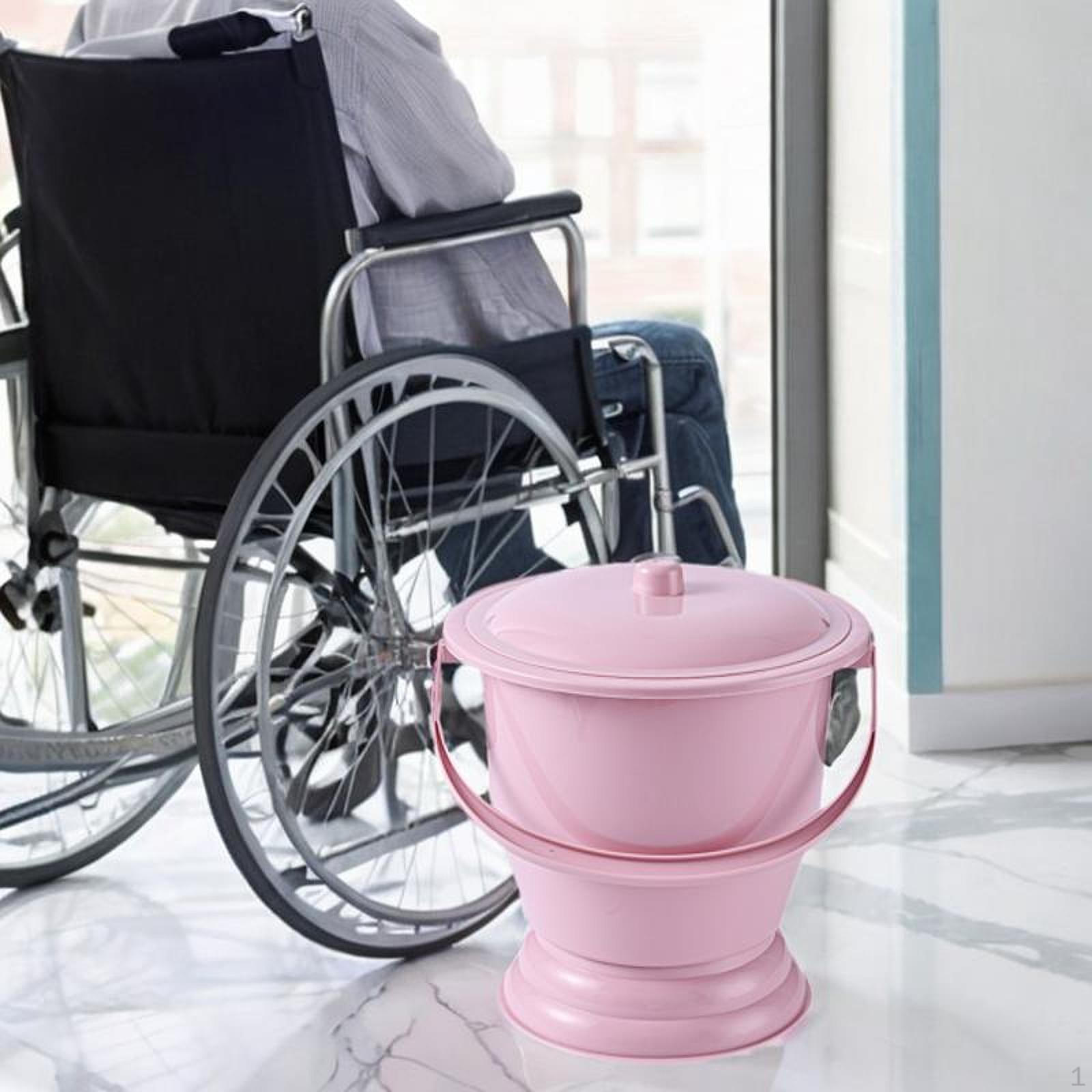Kitchen Accs Bedpan Kamerpot Nachturinoir, Verdikt, Draagbaar Toilet Spuugbak met Deksel voor rood