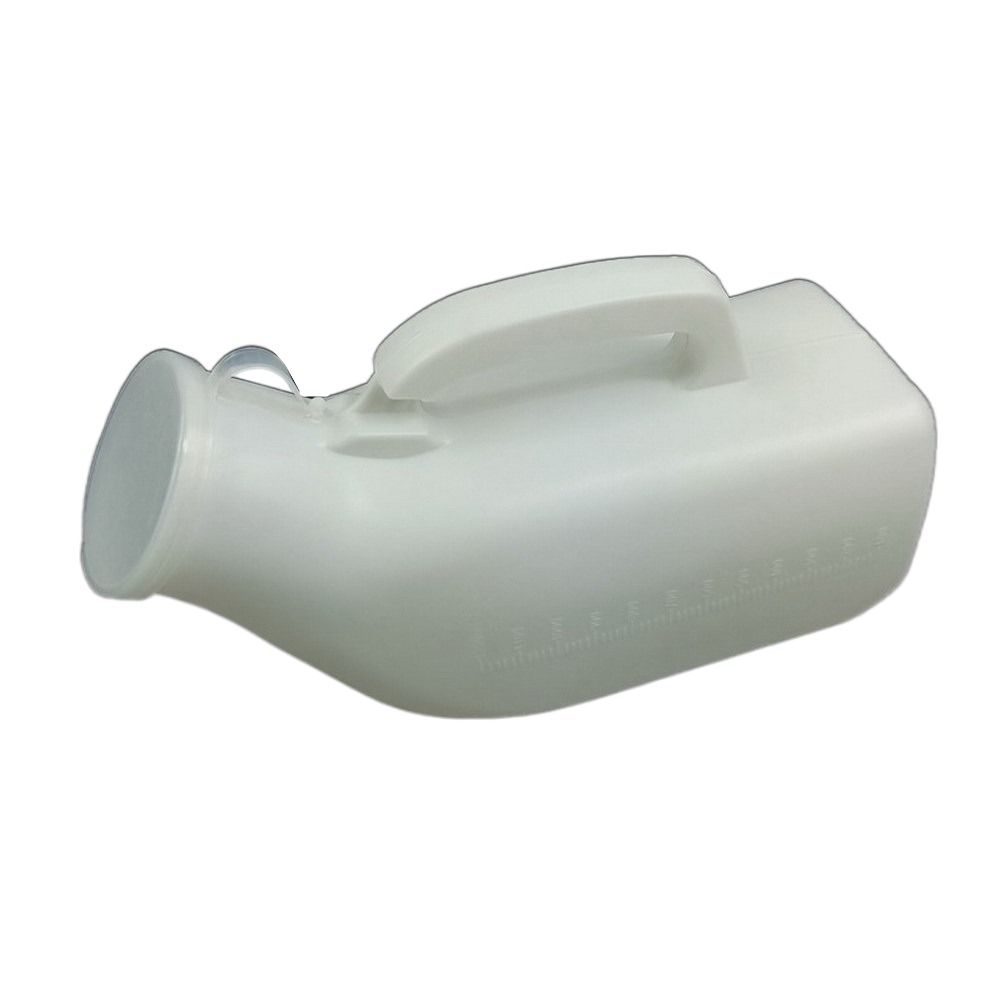 Ximatre Urinoiropslag Auto Mobiel toilet Urinoirtoilethulpmiddel met grote capaciteit Urinefles Reis Reizen men white