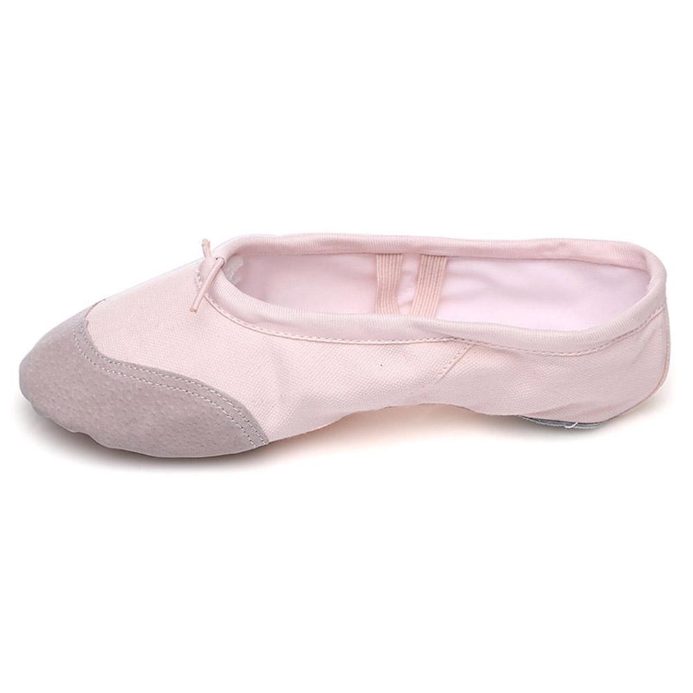 Yashion Dance Shoes Maat 30-45 Kind Meisjes Dames Canvas Ballet Schoenen Platte Yoga Praktijken Dansschoenen Binnen 32 roze