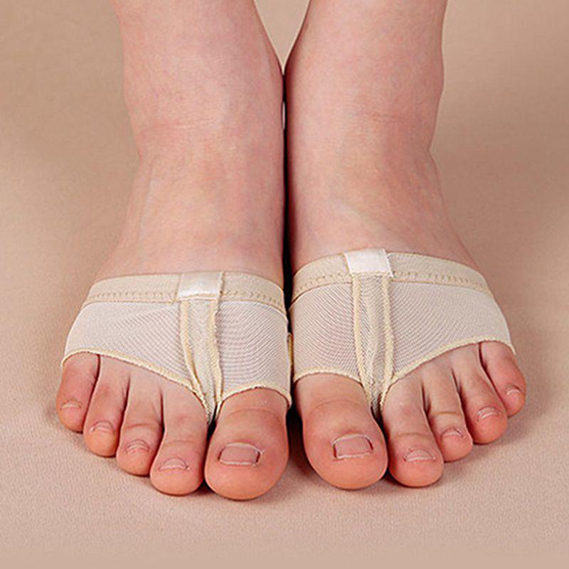 Sunnyway 1 Paar Dans Halfzool Poten Pad Ballet Dans Teen Pad Voorvoet Beschermen Pad Poot Brace Gymnastiek Voet Thongs S