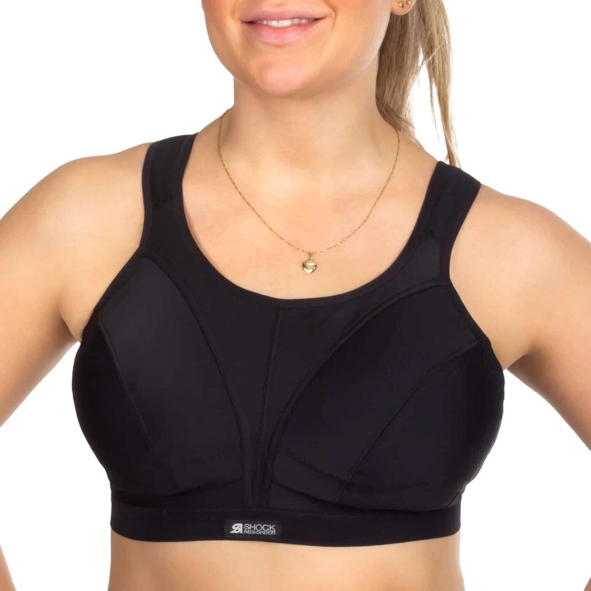 Shock Absorber Maat 75F Active D+ Classic support Sportbeha - Black