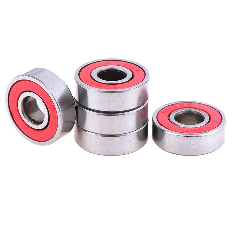 Hypoxia 5 stuks rode Abec-7 608Rs skateboardrol afgedichte kogellagers 8X22X7mm