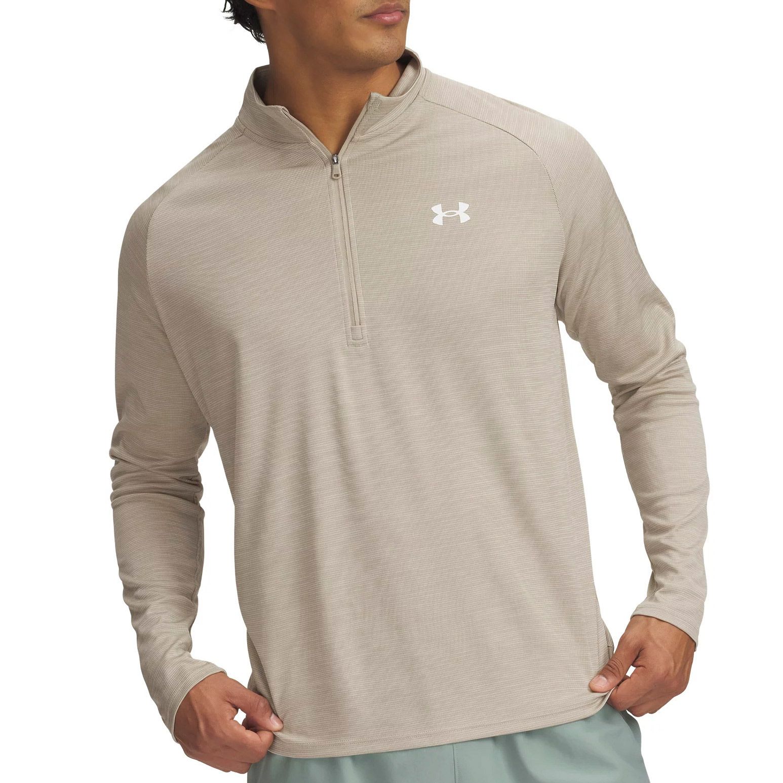 Under Armour Tech Textured 1/2 Zip Trainingstop Heren
