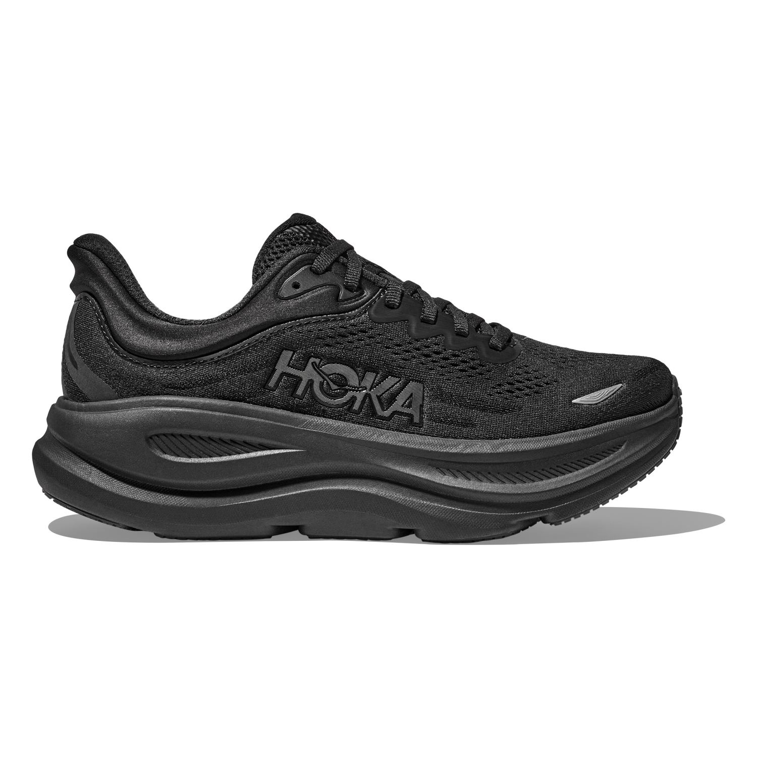 Hoka One One Hoka Bondi 9 WIDE hardloopschoenen Black/Black dames