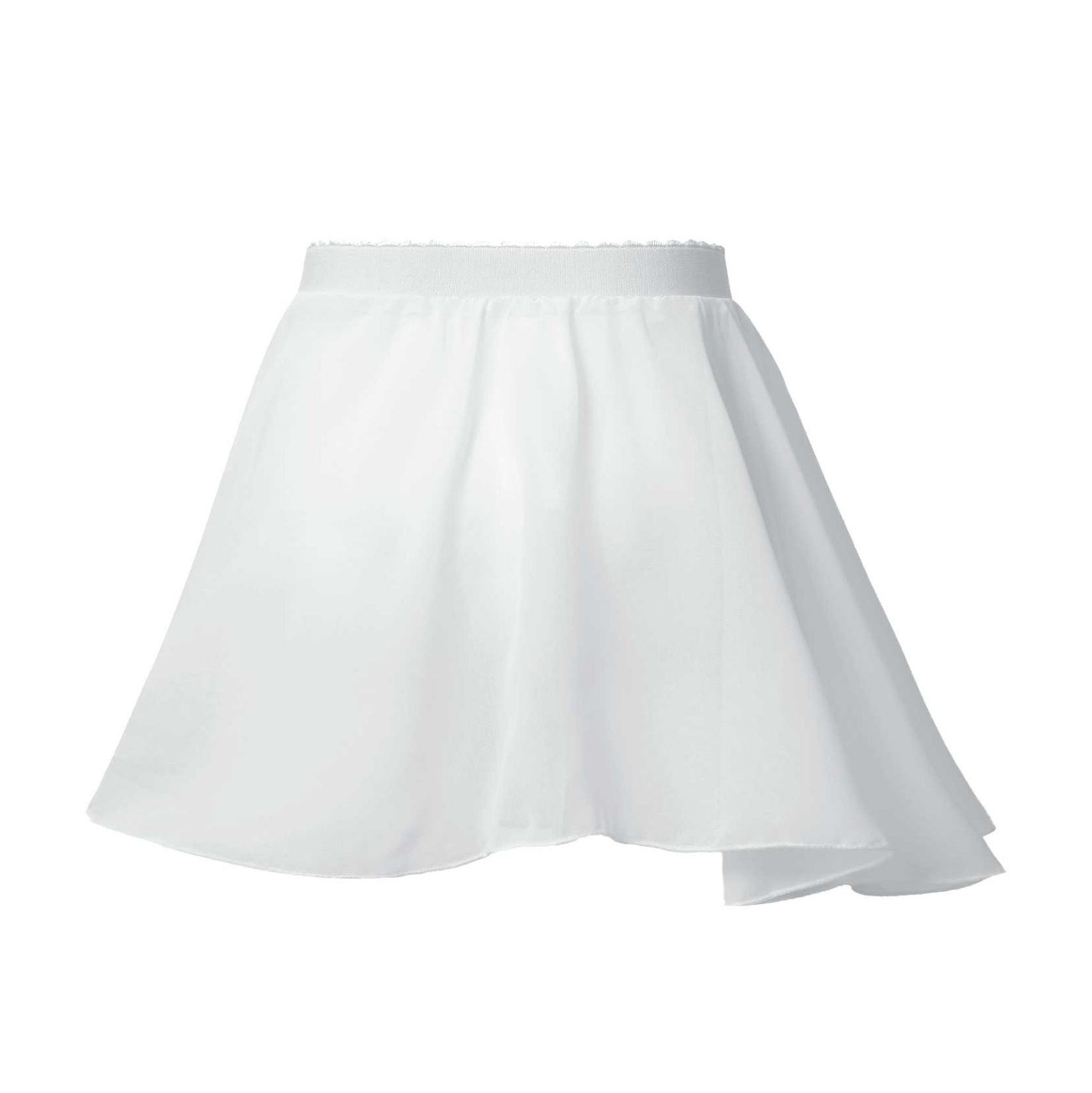 IEFiEL Meisjes Ballet Dansjurk Ballet Tailleband Turnpakje Chiffon Sluier Rokken Kinderwikkelrok voor peuters Kinderen Oefen Turnpakje Jurk 11-12 Years wit