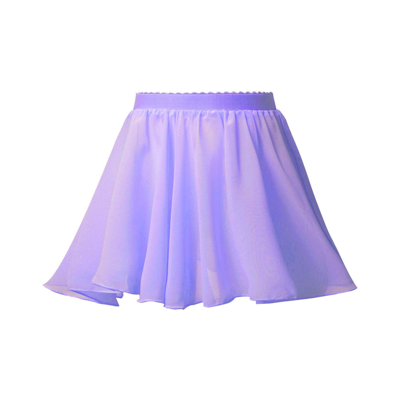 IEFiEL Meisjes Ballet Dansjurk Ballet Tailleband Turnpakje Chiffon Sluier Rokken Kinderwikkelrok voor peuters Kinderen Oefen Turnpakje Jurk lichtpaarse kleur