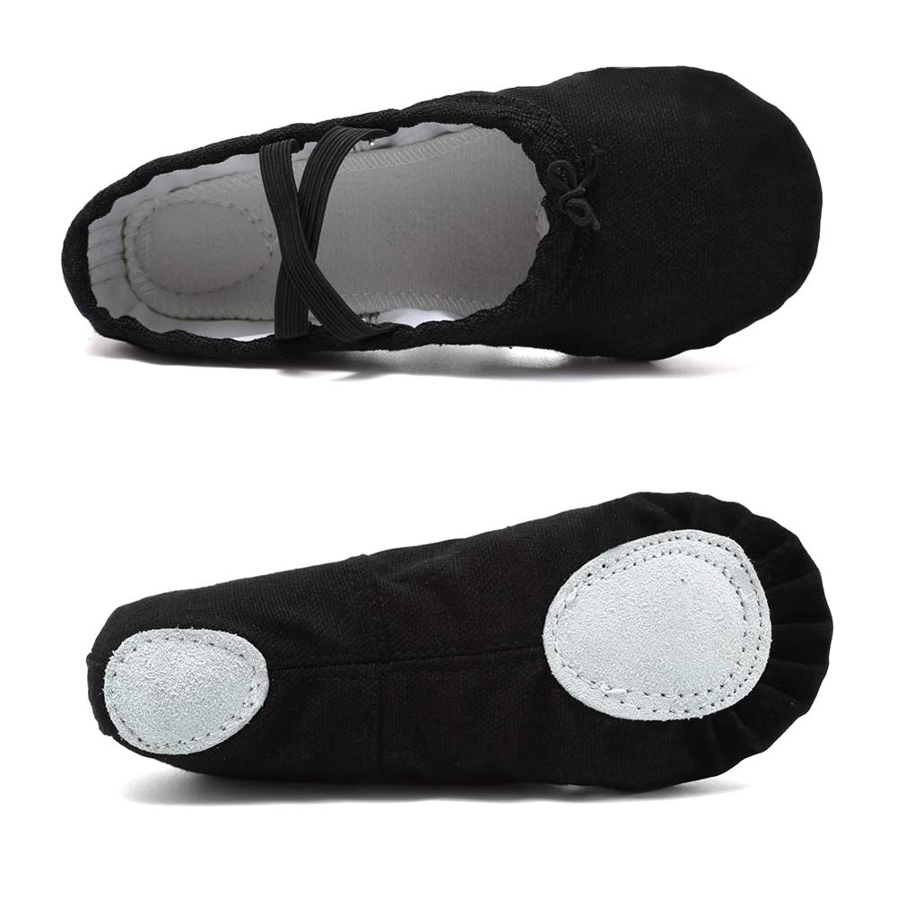 Happy Market Ballet Kinderpantoffels Balletschoenen voor meisjes Canvas Dansschoenen Dans Gymnastiek Yoga Flats 34