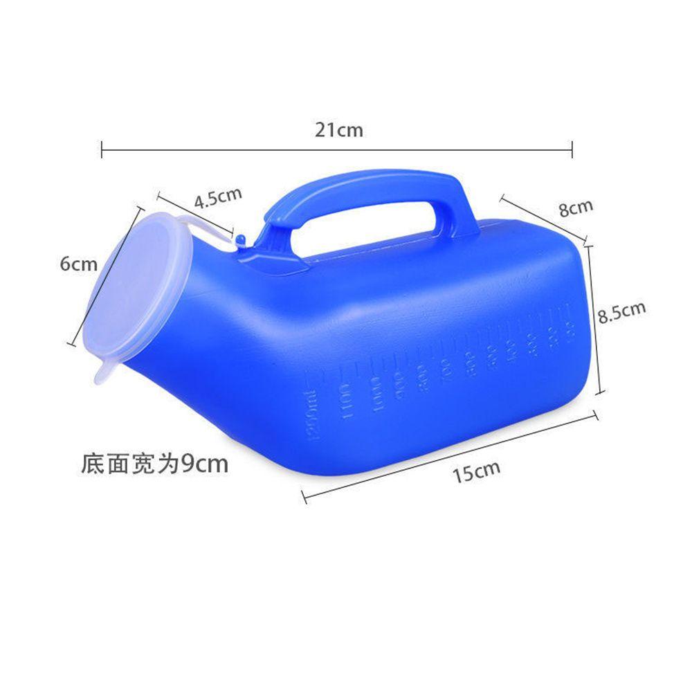 Deng14ang 1200 ml draagbare auto-urine-plassenhandvat kamp mobiel toilet urinoirfles urinoiropslag voor mannen blauw