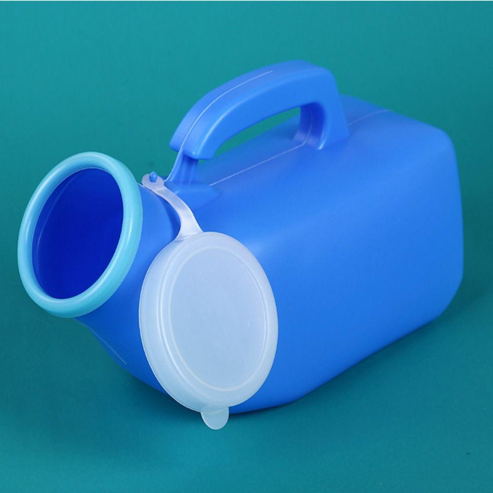 SHjinkeke Grote capaciteit toilet urinoir urine fles draagbare mobiele urinoir reiskamp blauw