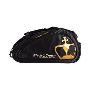 blackcrown Black Crown Ultimate Pro 2.0 Padelschl&auml;gertasche-schwarz,gold Schwarz