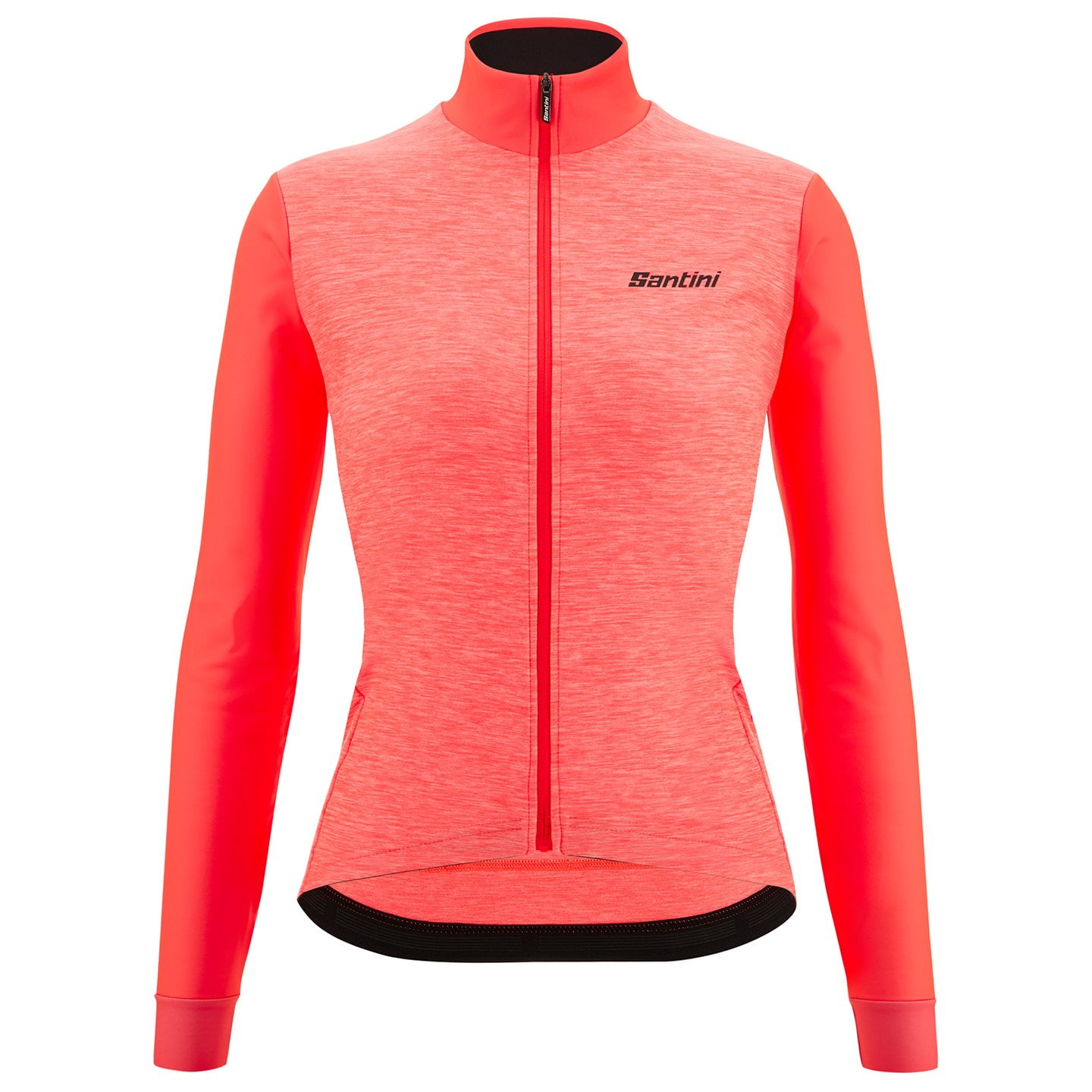 Santini Damesshirt met lange mouwen Colore Puro damesfietsshirt met lange