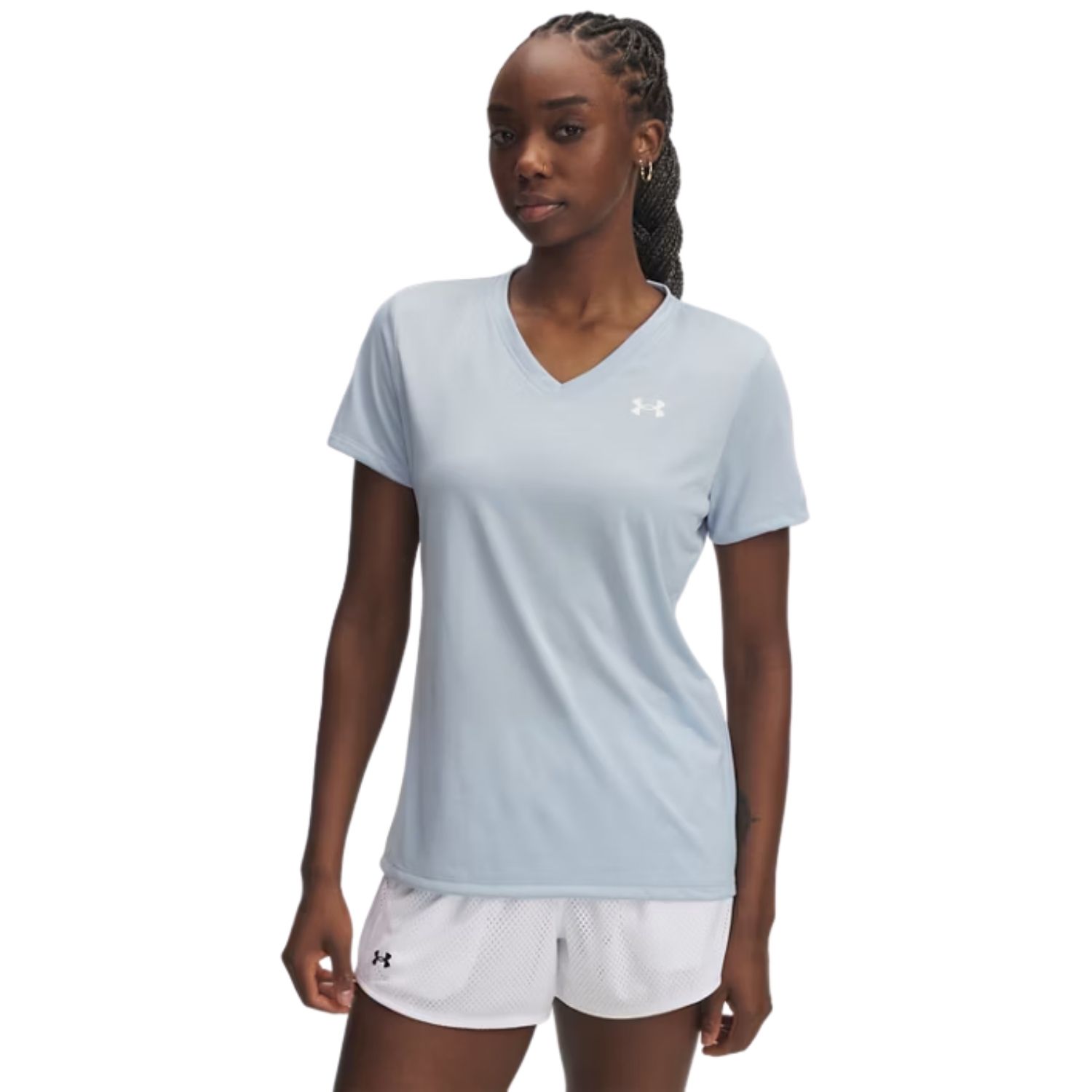 Under Armour Tech V-Neck Sportshirt Dames L/40