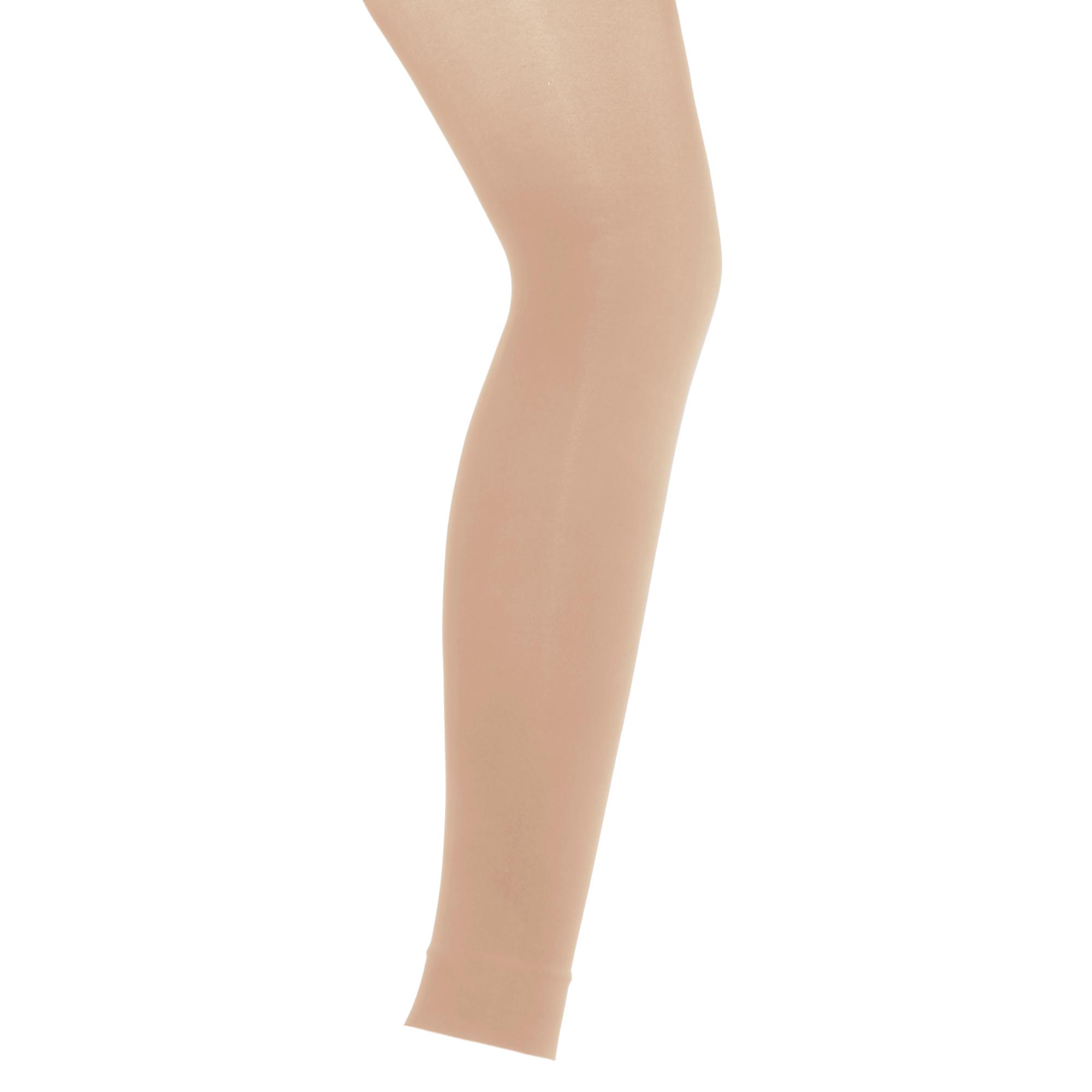 Silky Zijdeachtige dames/dames dansvoetloze balletpanty's (1 paar) Medium