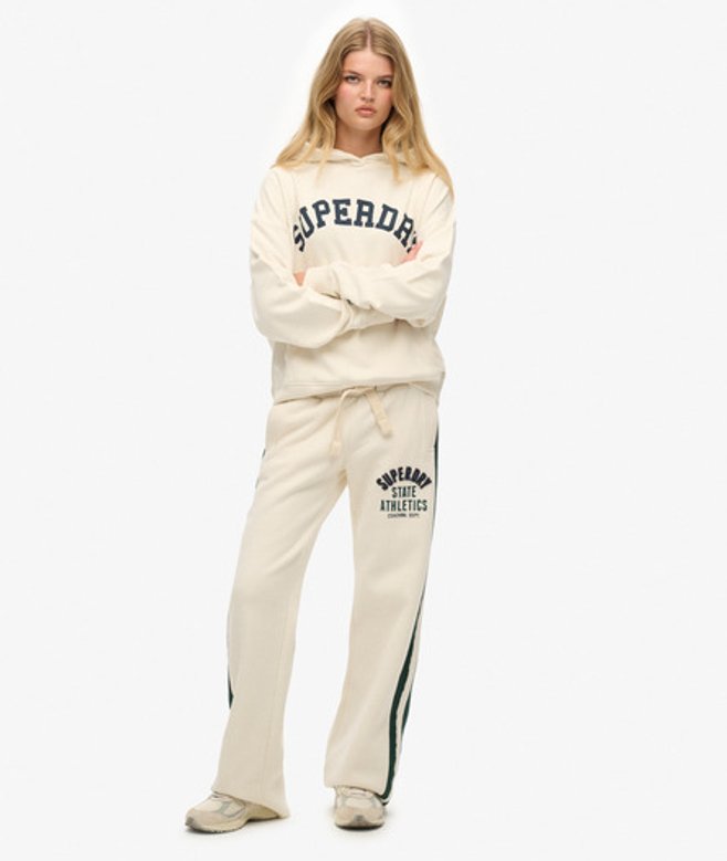 Superdry Athletic Essentials Hockeyjoggingbroek White