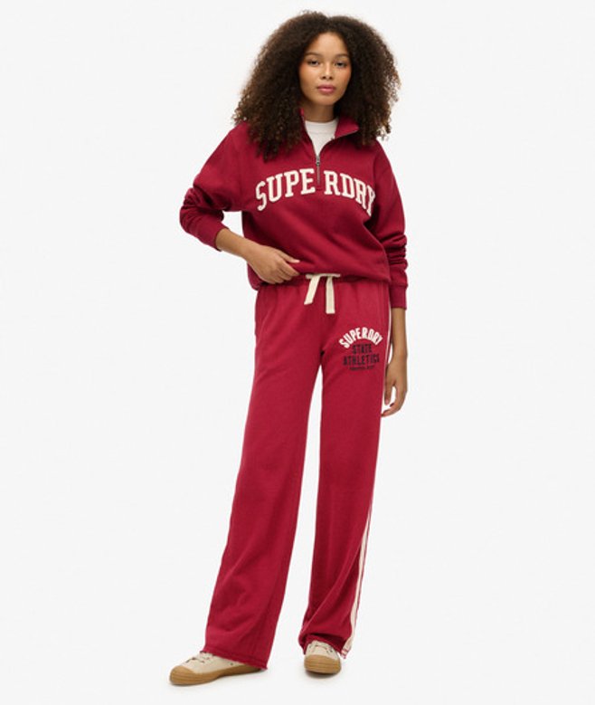 Superdry Athletic Essentials Hockeyjoggingbroek Red