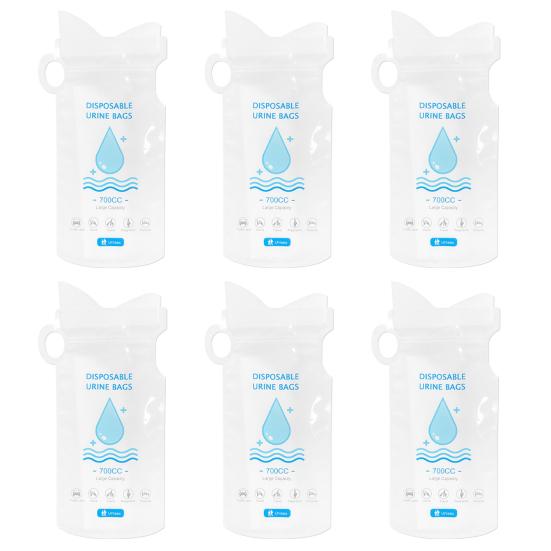 Kitchenware 1/6/12/20 stuks 700 ml wegwerp urine zak lekvrij draagbaar reizen zelfrijdende auto tour file kamperen mannen vrouwen plassen braken noodgevallen zak 6pcs