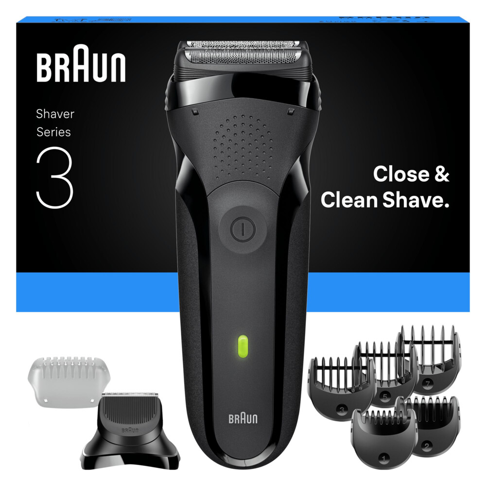 Braun Elektrisch Scheerapparaat Series 3 300BT Grijs