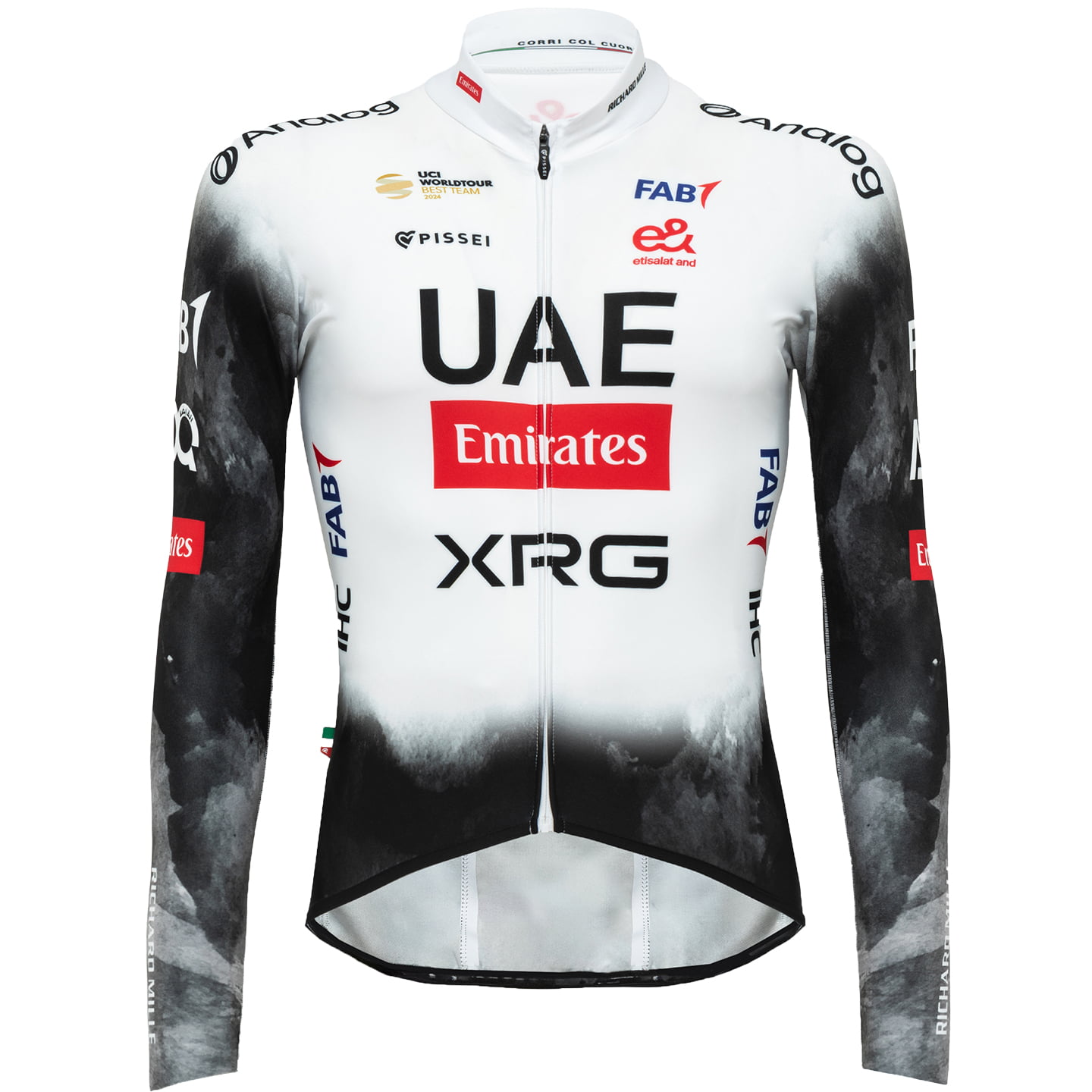 Pissei UAE TEAM EMIRATES-XRG Shirt met lange mouwen Race 2025 fietsshirt met lange