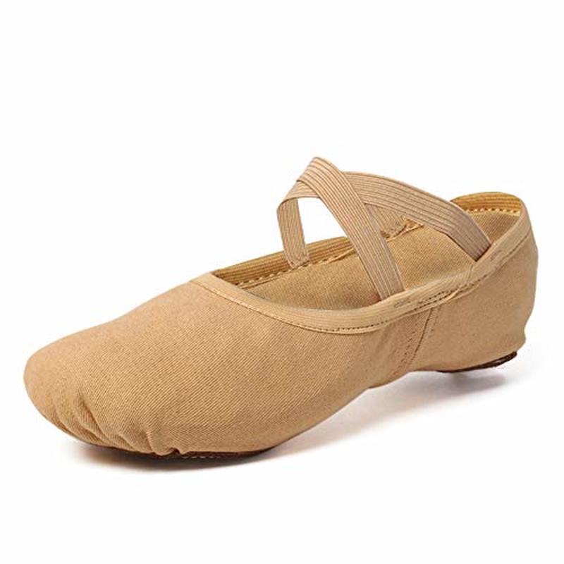 HZYshowing Dance Dames Meisjes Balletschoenen Stretch Canvas Ballet Split Sole Dans Yoga Schoenen 44