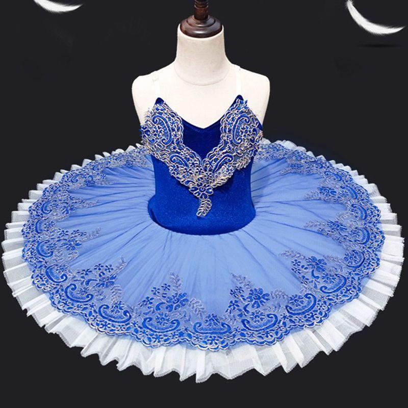 RUOK Meisjes Balletjurk Dansvoorstellingskostuum Competitie Gaasjurk 140cm
