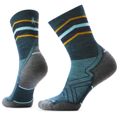 SmartWool Dames Run Targeted Cushion Mid Crew Sokken