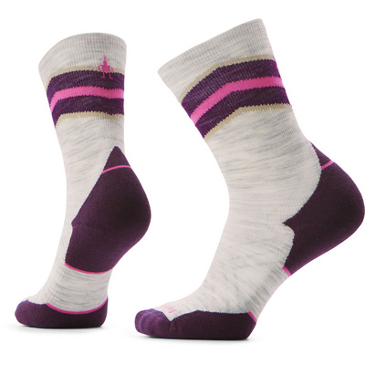 SmartWool Dames Run Targeted Cushion Mid Crew Sokken