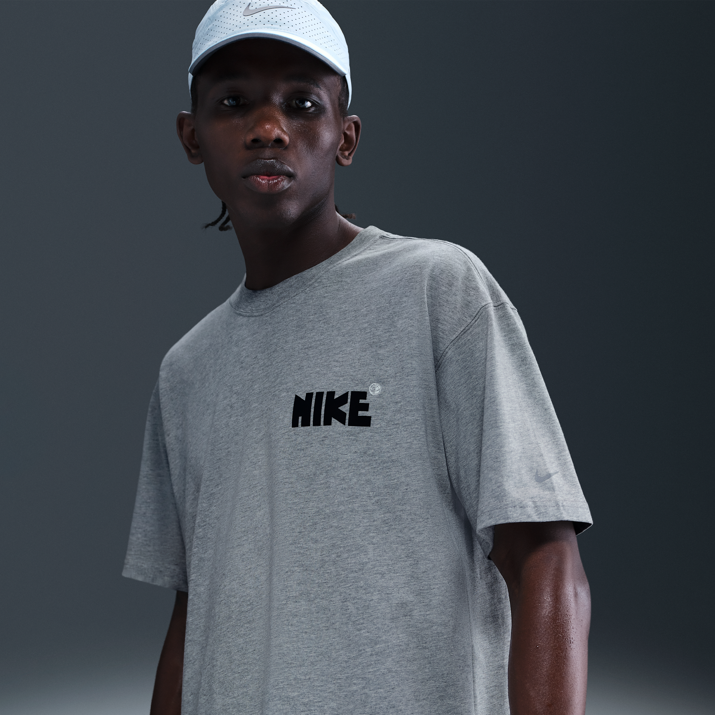 Nike Hardloopshirt voor heren - Grijs