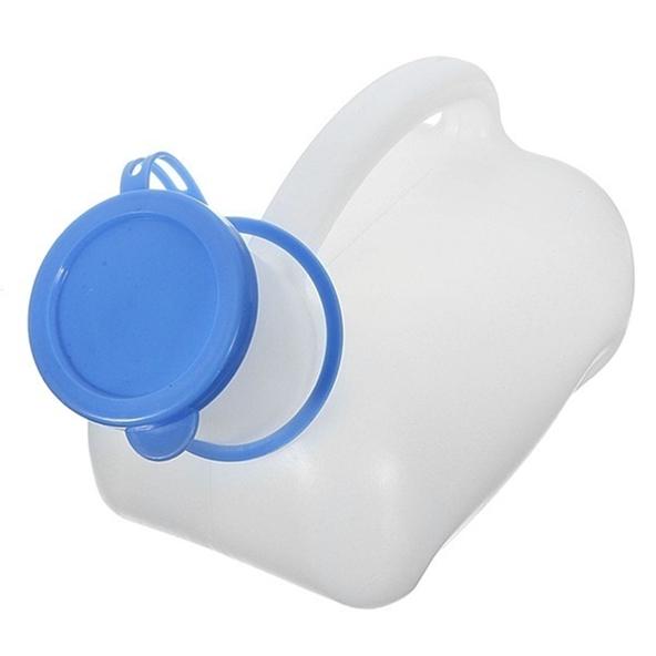Houspace 1000 ml Vrouw Man Vrouw Unisex Draagbaar Mobiel Toilet Autoreizen Reizen Kamperen Buiten Hulpfles Urine Urinoir Plassen Apparaat