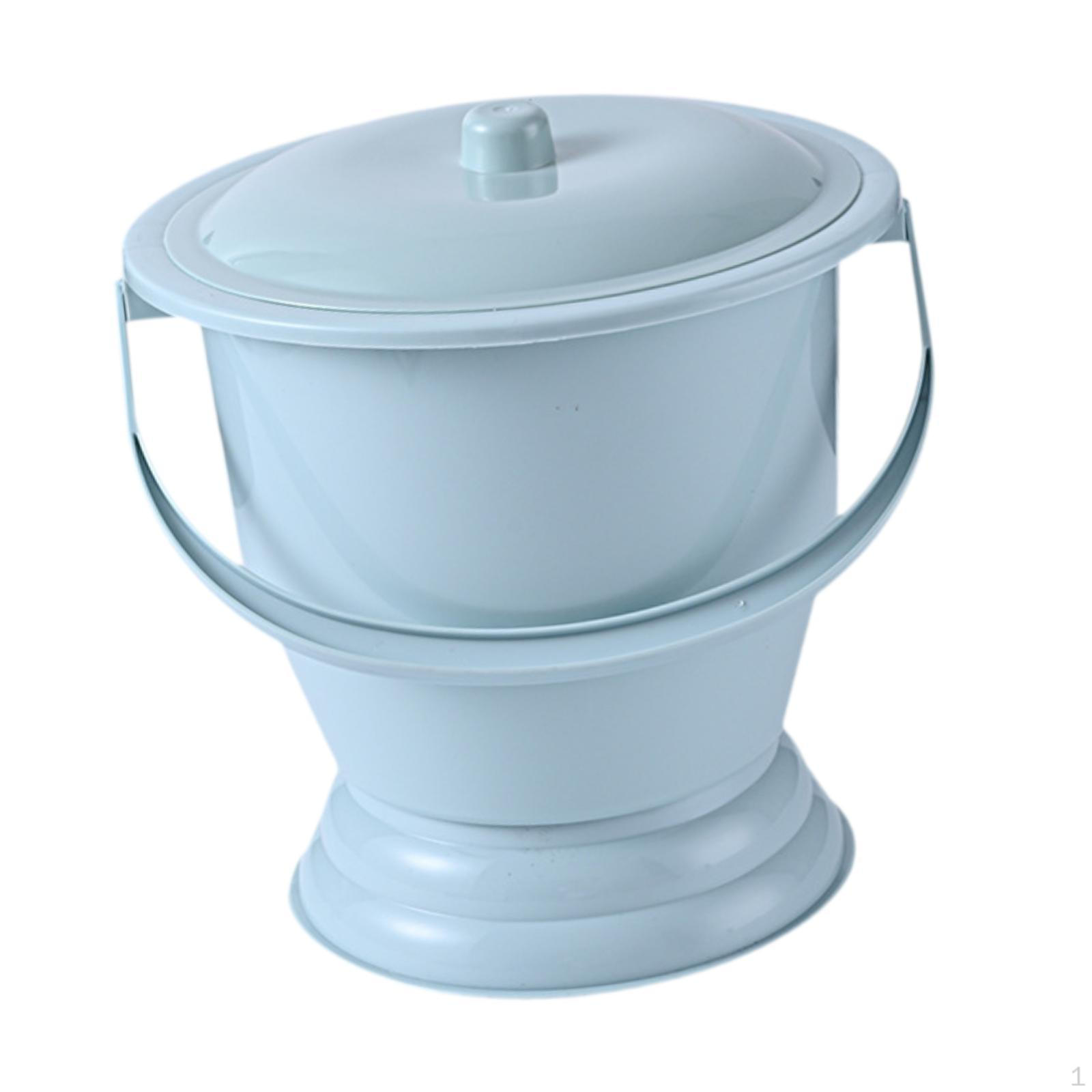 Kitchen Accs Bedpan Kamerpot Nachturinoir, Verdikt, Draagbaar Toilet Spuugbak met Deksel voor