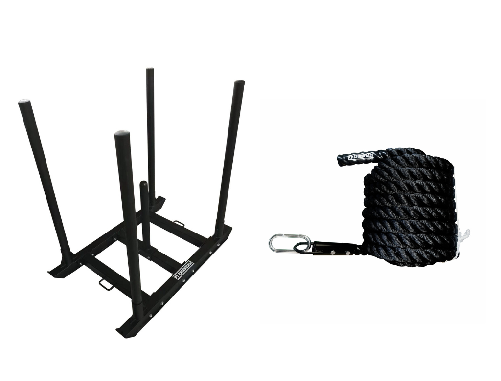 PTessentials Power Sled Combo - Powersled inclusief Sled Pull Rope