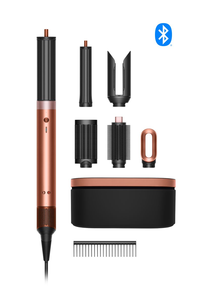Dyson Nieuwe  Airwrap Co-anda2x™ multistyler en föhn - Straight+Wavy (Amber Silk)