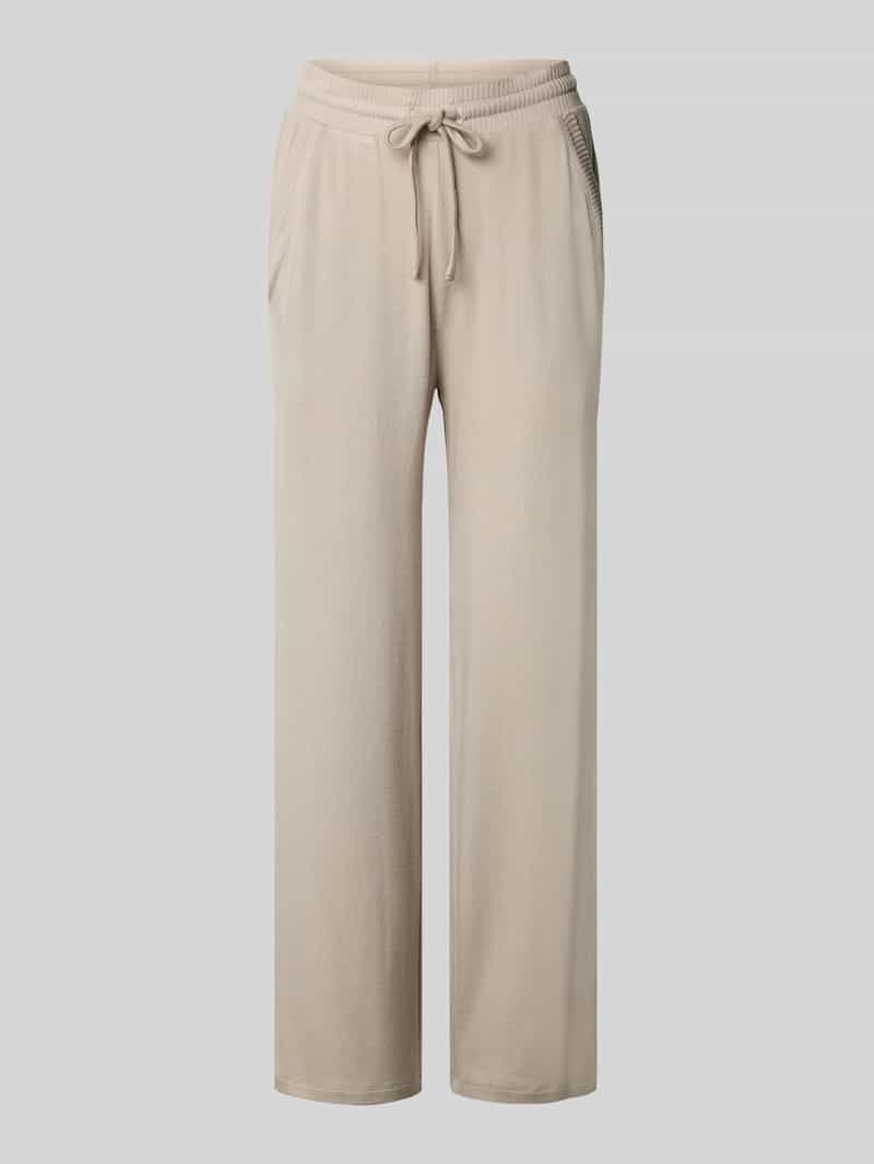 Marc O'Polo Wide leg joggingbroek van modalmix