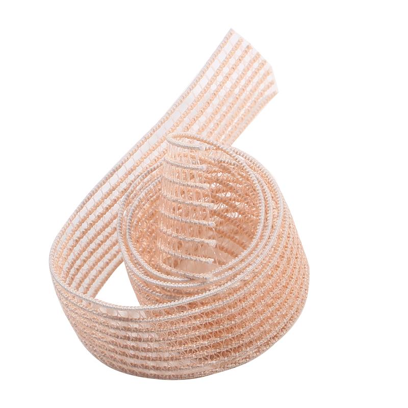 Beautiful Tops Vrouwen Ballet Teen Versterkte Elastische Rol Lint Pointe Dansschoenen Onzichtbare Band One Size beige