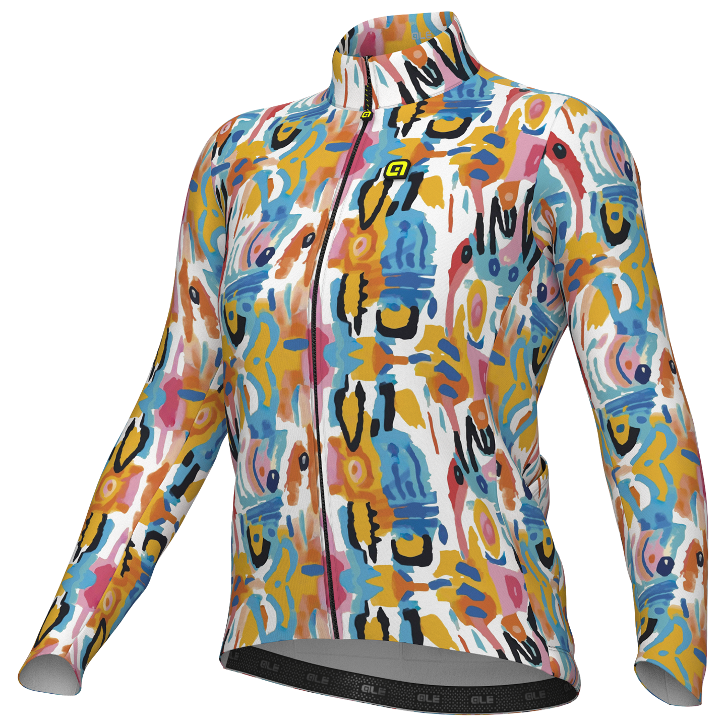 Alé Damesfietsshirt met lange mouwen Tribal damesfietsshirt met lange mouwen,