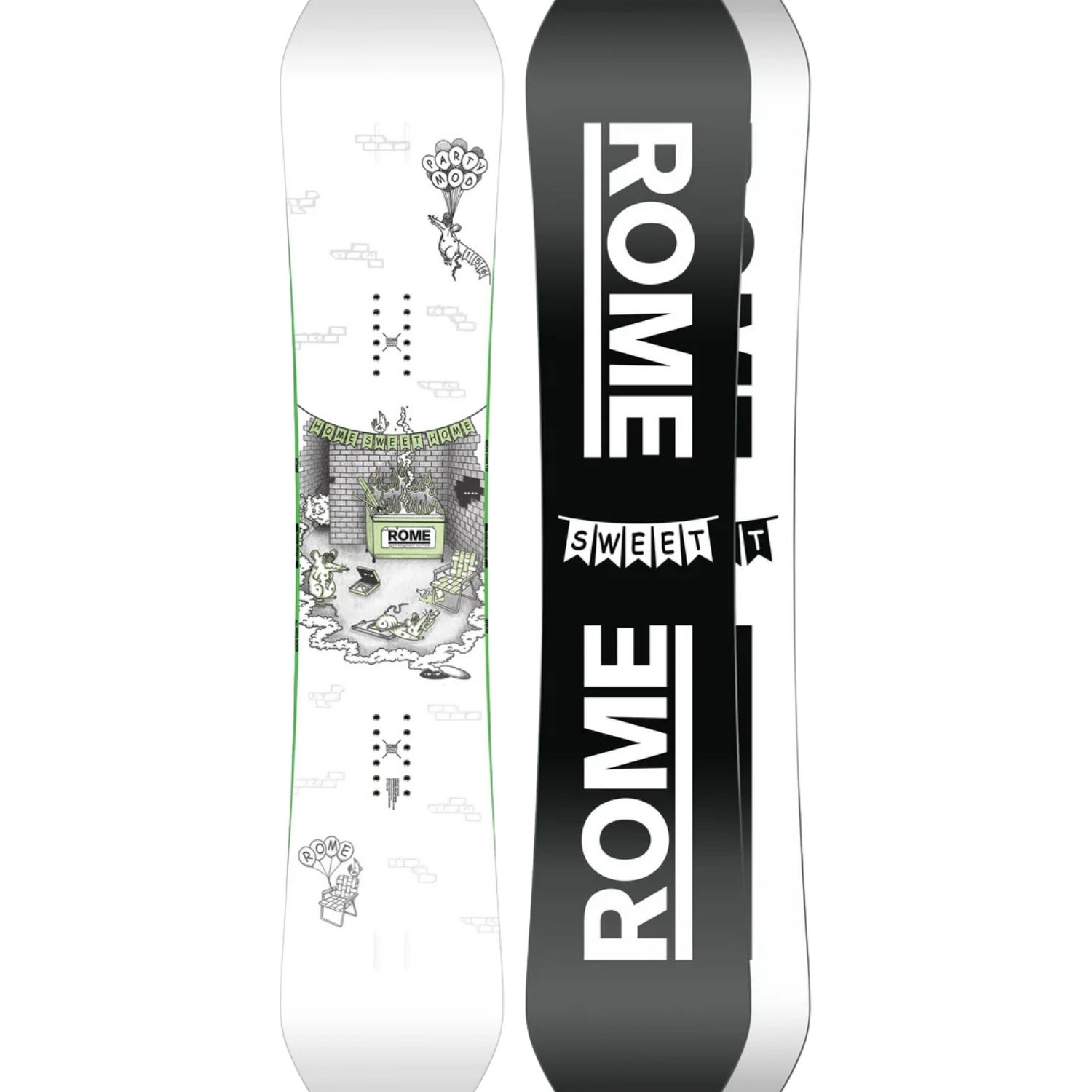 Rome Boneless All-Mountain Snowboard 163W