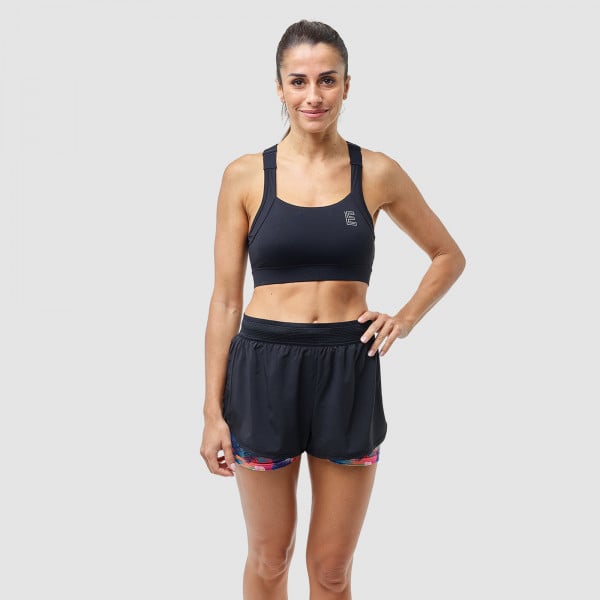Ekoï Short Dames EKOI RUN 2 in 1 Zwart