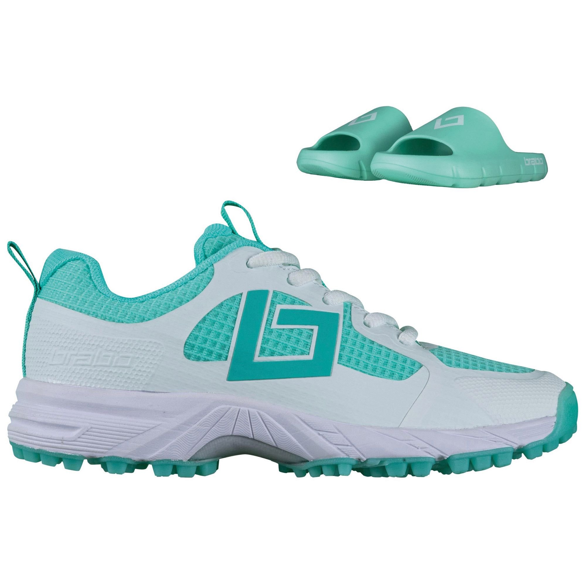 Brabo Tribute Hockeyschoenen + Slippers Junior