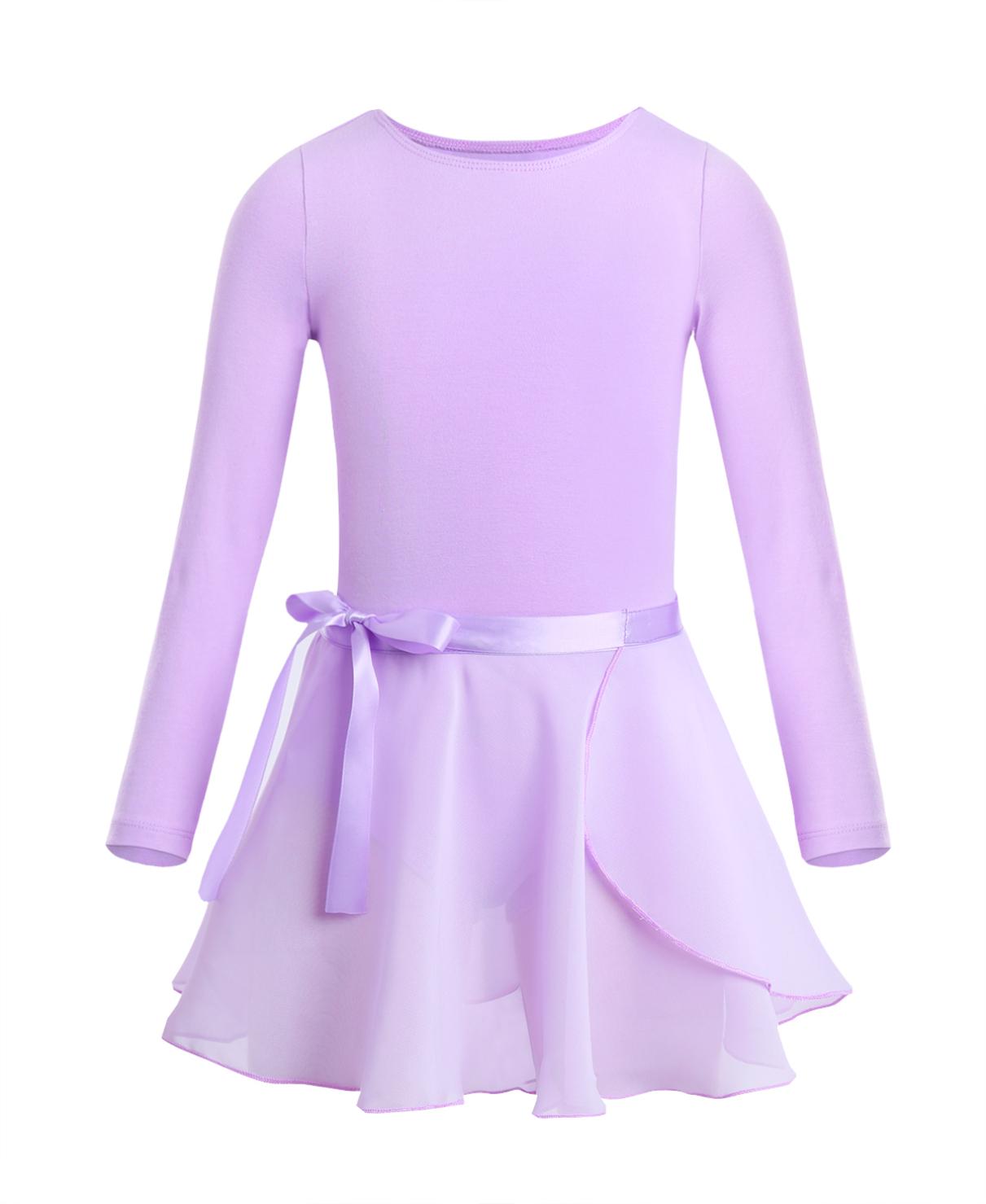 Manyakai 2 stuks meisjes ballet tutu jurk ballerina dans kostuums gymnastiek turnpakje met gestrikte rok set 8-10 Years