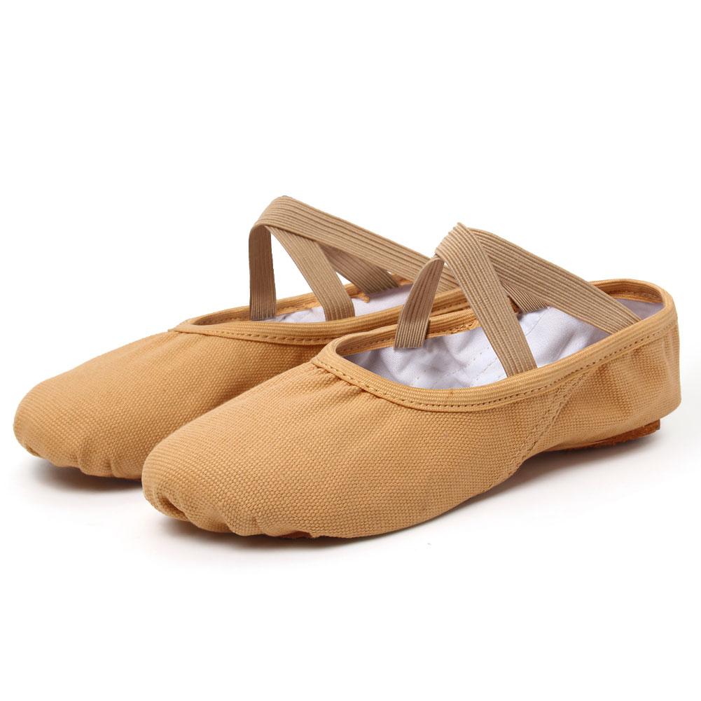 Yashion Dance Shoes Meisjes Ballet Schoenen Canvas Zachte Zool Ballet Dans Slippers Kinderen Praktijk Ballerina Schoenen Vrouw Dansschoenen 45