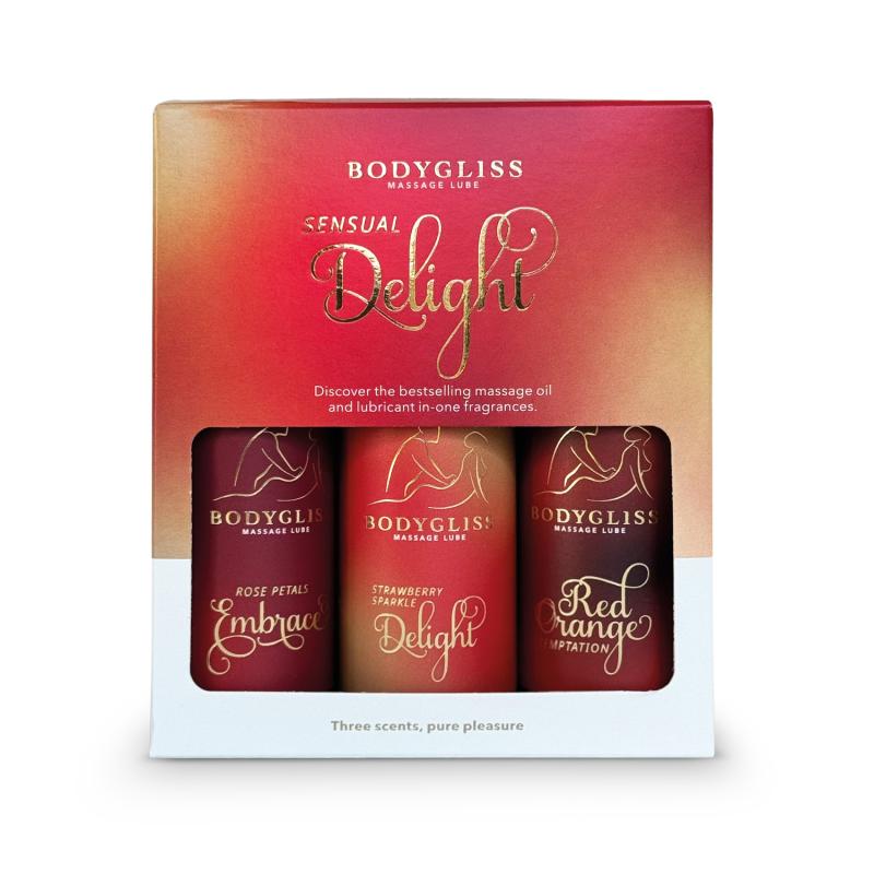 BodyGliss  Travel Edition 3-pack - Sensual Delight