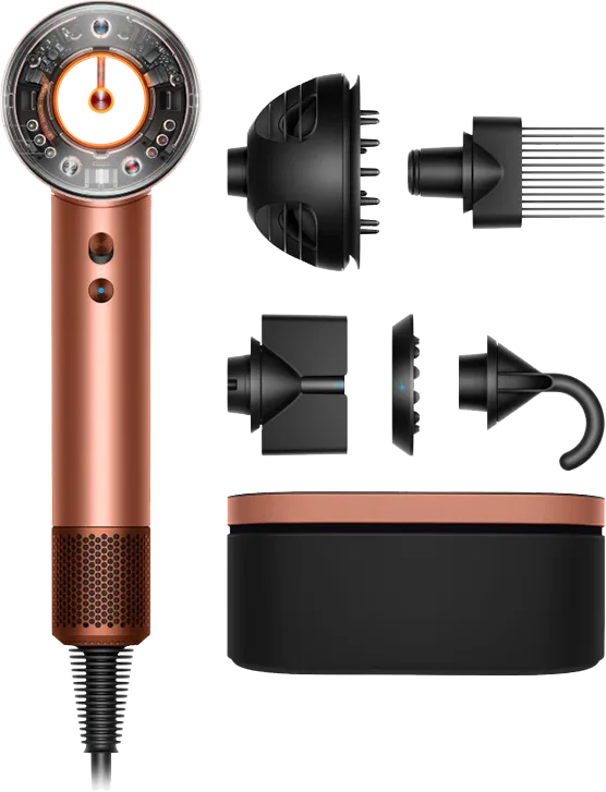 Dyson Supersonic Nural Curly + Coily Limited Edition Amber Silk