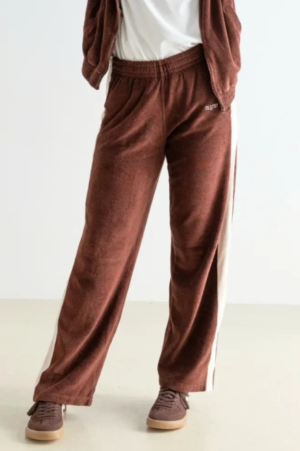Clotsy Herren vegan Jogginghose Braun