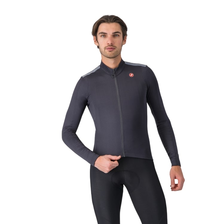 Castelli Puro 4 fietsjack dark grey heren