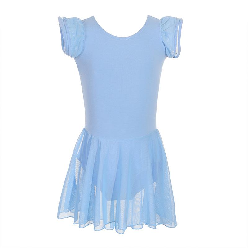 Love dance,love life Balletjurken Meisjes Korte Mouw Tutu Rok Balletkleding Gymnastiek Dansjurk Balletpak Kinderen Ballet Y19 110