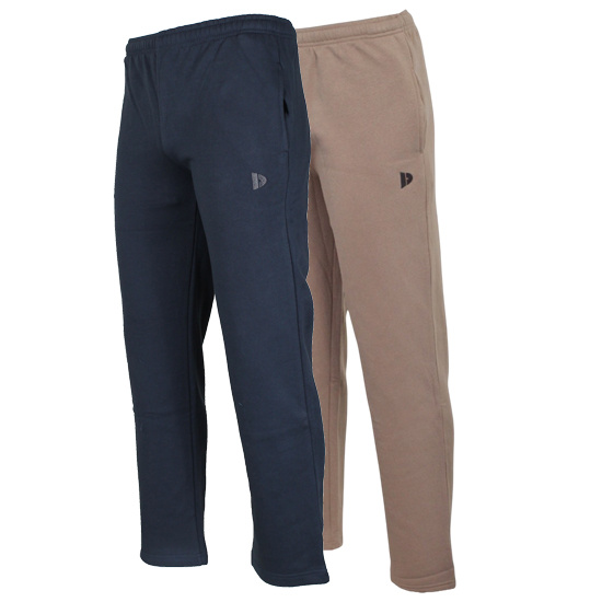 Donnay Donnay Heren - 2-Pack - Joggingbroek Wess - Navy & Taupe Grey
