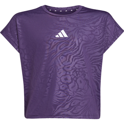 Adidas Kinderen Animal Print Crop T-shirt