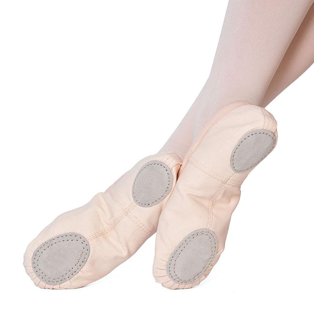 Twelve Month Meisjes Ballet Schoenen Canvas Zachte Zool Ballet Dans Slippers Kinderen Praktijk Ballerina Schoenen Vrouw Dansschoenen 38