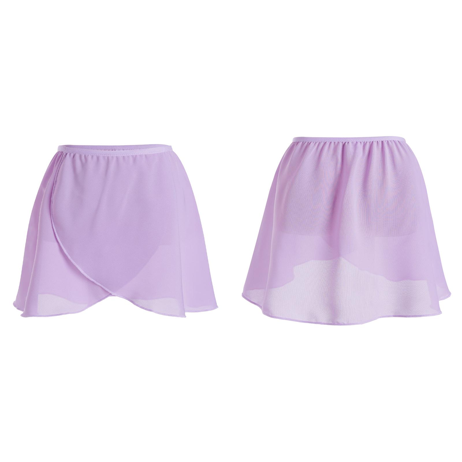 Fldy Meisjes Ballet Rokken Dans Chiffon Wikkelrok Kinderen Dans Gymnastiek Kostuum 10-14 Years