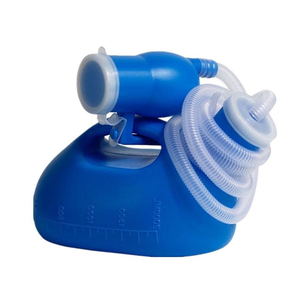 LOjsbasn4 Tube 2000ml Reis urine opslag Urinoir Potje met deksel Draagbare urinoir fles Toilethulp fles