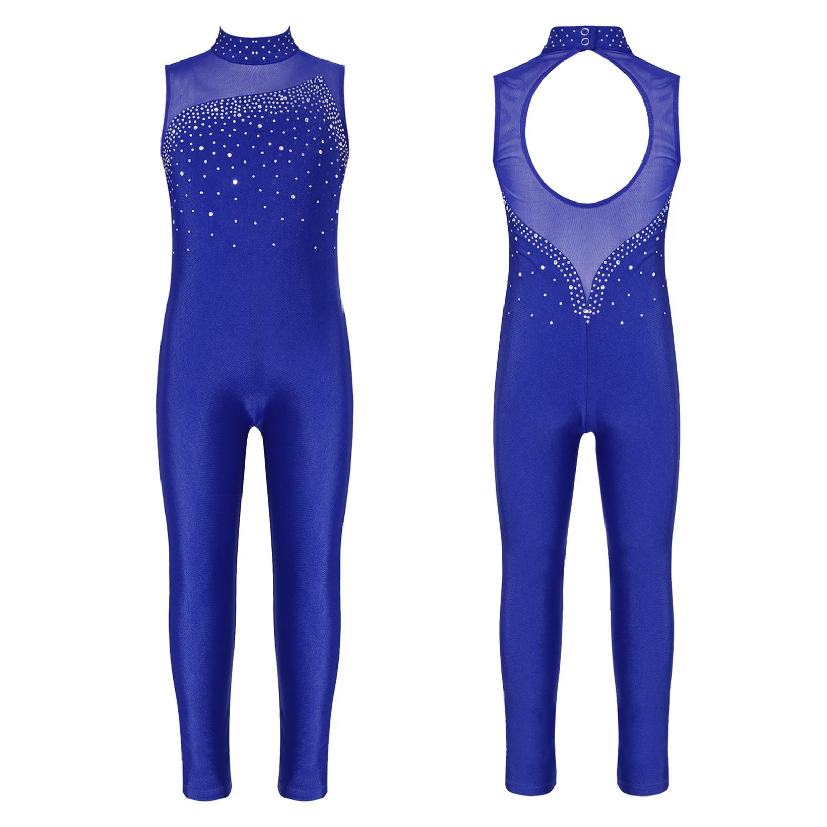 Ranrann Kinderen Meisjes Een Stuk Atletische Dans Turnpakje Gymnastiek Ballet Unitard Dancewear Prestaties Kostuum 5-6 Years